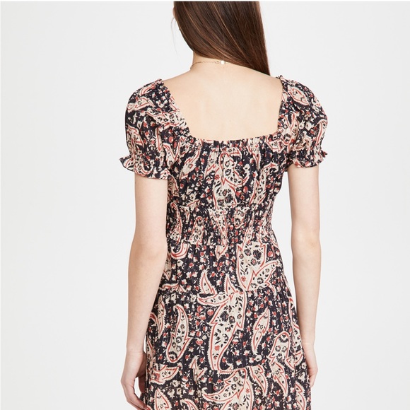 New Rahi Shopbop Paisley Shiloh Midi Dress Size Medium - Picture 2 of 7